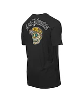 New Era Men's Black Pittsburgh Pirates Sugar Skulls T-Shirt