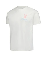 Lids Men's White Playboy Follow The Rabbit T-Shirt
