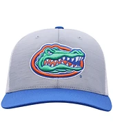 Top of the World Men's Heather Gray Florida Gators Stamp Three-Tone Flex Hat