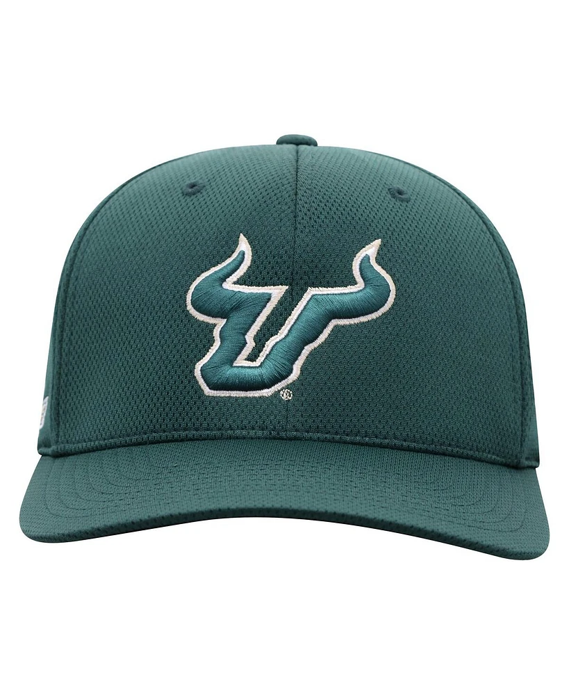 Top of the World Men's Green South Florida Bulls Reflex Flex Hat