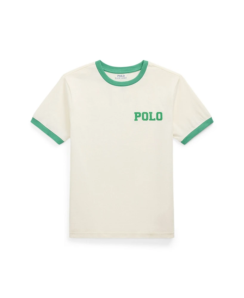 Polo Ralph Lauren Big Boys Logo Jersey Ringer T-Shirt