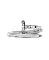 Pre-Owned Cartier Juste un Clou Ring 18K White Gold with Diamonds