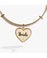 Bride Heart Bangle Bracelet