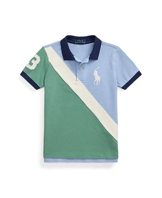 Polo Ralph Lauren Toddler and Little Boys Big Pony Mesh Shirt