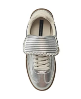 French Connection Women's Over Sized Tounge Amile Sneaker