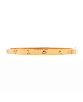 Pre-Owned Bvlgari B.Zero1 Essential Hinge Bangle Bracelet 18K Rose Gold