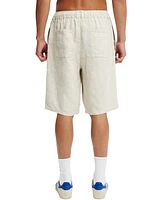 Cotton On Men's Baggy Linen Shorts