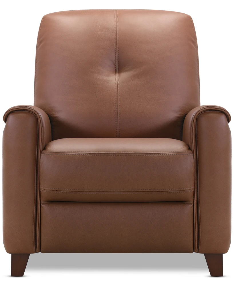 Ashlinn 35" Pushback Leather Recliner, Exclusively at Macy's
