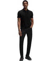 Porsche x Boss Mercerized Cotton Houndstooth Polo shirt