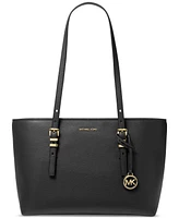 Michael Michael Kors Quinn Large Leather East West Top Zip Tote