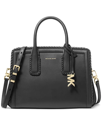Michael Kors Laila Small Leather Satchel