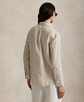 Polo Ralph Lauren Women's Classic-Fit Striped Linen Shirt
