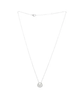Pre-Owned Cartier Xs Amulette de Cartier Pendant Necklace 18K White Gold and Pave Diamonds