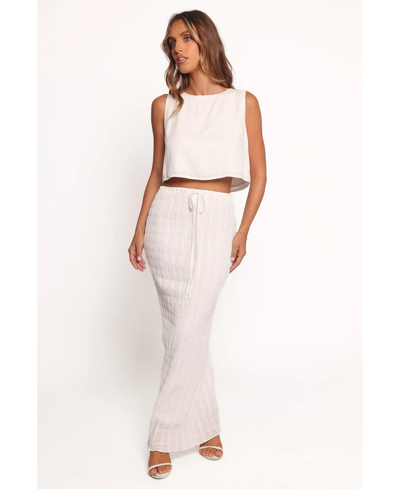 Petal and Pup Women's Charlotte Textured Maxi Skirt