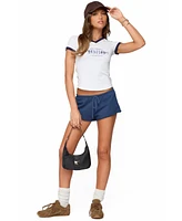 Edikted Women's Leeroy French Terry Shorts