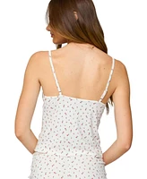Edikted Women's Viola Floral Lacey Tank Top