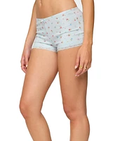 Edikted Women's Aurea Lacey Floral Shorts