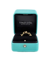Pre-Owned Tiffany & Co. Small HardWear Link Ring 18K Gold with Diamonds