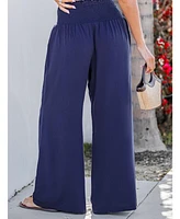 Cupshe Women's Dim Lit Blue Pants