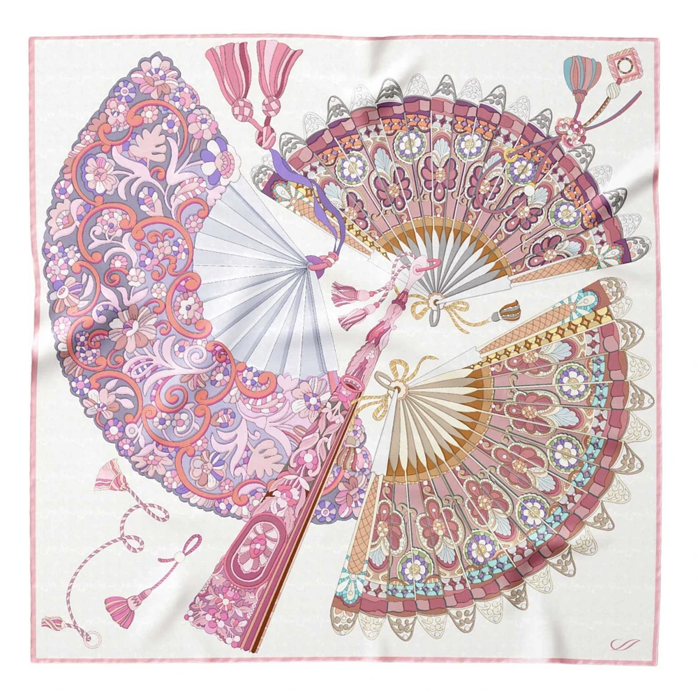 Venetian Fan - Silk Bandana for Women