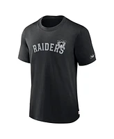 Nike Men's Black Las Vegas Raiders Rewind Slogan T-Shirt