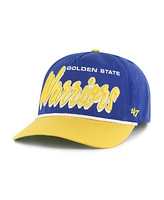 '47 Brand Men's Royal/Gold Golden State Warriors Dropshadow Rope Hitch Adjustable Hat