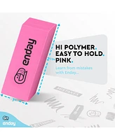 Erasers Pencil Block, Hi Polymer Large Pink Soft Eraser, Rubber and Non – Abrasive Eraser, Erasers School Supplies for Kids and Artists, Best E