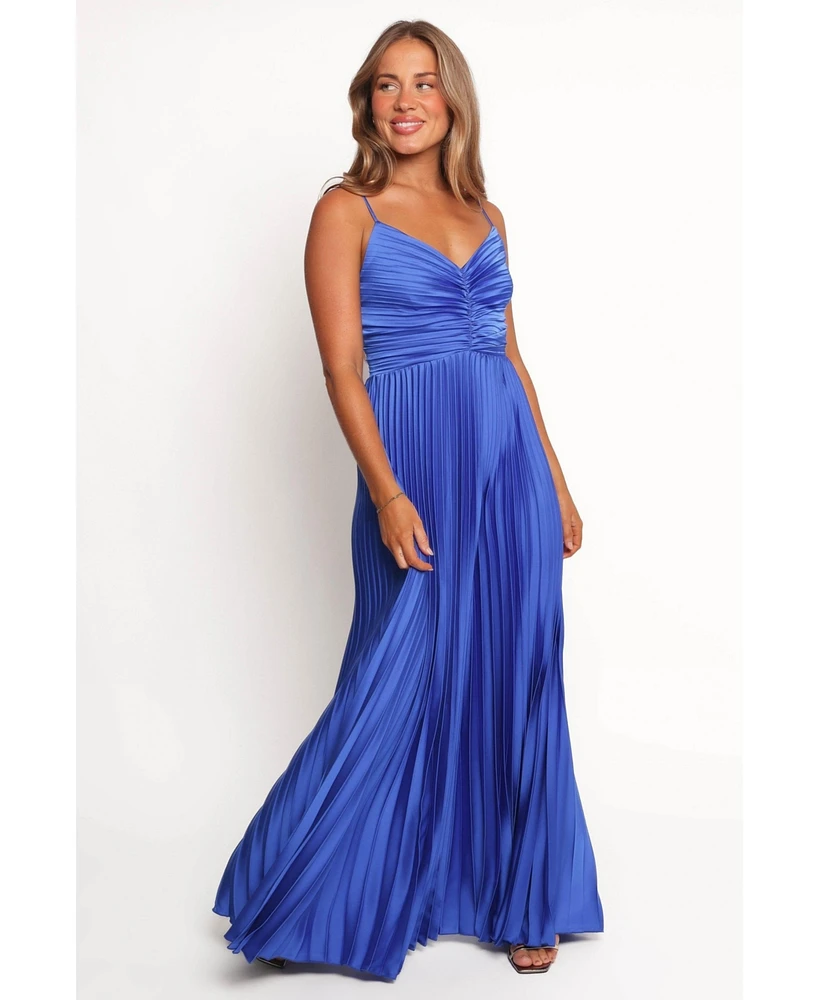 Petal and Pup Women's Naira Pleated Maxi Dress