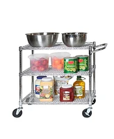 Seville Classics 3-Tier Nsf-Certified Utility Cart