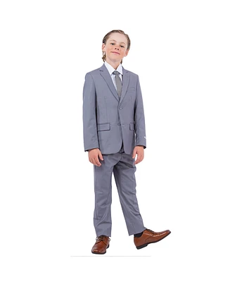 Stacy Adams Big Boys Mid Grey 5 Pc Suits