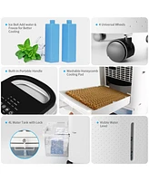 3-in-1 Evaporative Portable Air Cooler Fan & Humidifier, 6L Water Tank, 3 Speeds