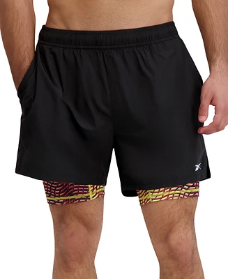 Reebok Men's Athlete Hype Lined Shorts