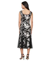 Alex Evenings Women's Stretch Tulle Jacket Dress
