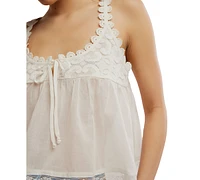 Free People Women's Stevie Lace-Trim Sleeveless Tank Top