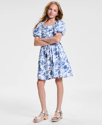 abercrombie kids Girls Emerson Puff Sleeve Mini Dress