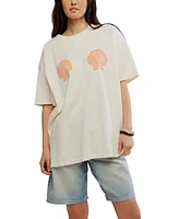 Free People Women's Shell Graphic Cotton Short-Sleeve T-Shirt