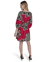 Vince Camuto Women's Printed Fit & Flare Dress