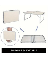 Small outdoor folding table