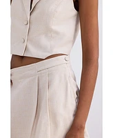 Reistor Women's Cotton Tweed Skort