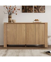 Retro Wood Sideboard Buffet Cabinet