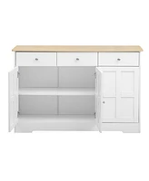 Locker Storage Sideboard with Drawers