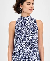 Robbie Bee Women's Mock-Neck Sheath Dress