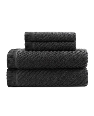 Dkny Pure Herringbone Cotton Bath Towel Set