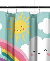 Dream Factory Rainbow Flare Shower Curtain, 72" x 72"