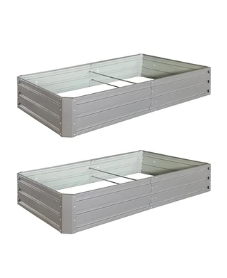 6x3x1 ft Metal Raised Garden Bed - Easy Assembly & Durable