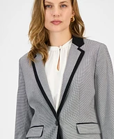 Kasper Women's Framed Single-Button Blazer, Regular & Petite
