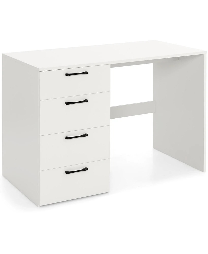 43.5 Inch Computer Desk with 4 Large Drawers