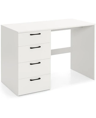 43.5 Inch Computer Desk with 4 Large Drawers