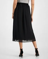 Kasper Women's Pleated Pull-On Skirt, Regular & Petite