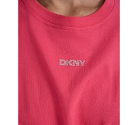 Dkny Women's Studded-Logo T-Shirt